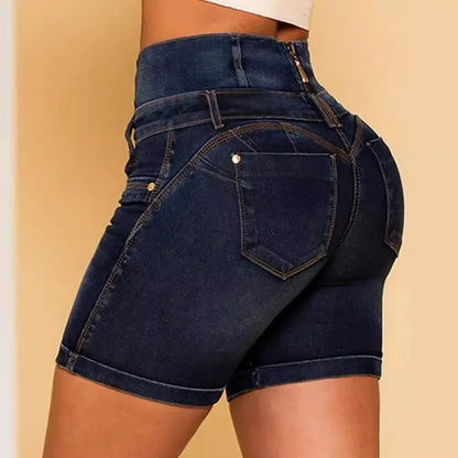 Short Jeans Cintura Alta Premium